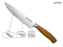 Lade das Bild in den Galerie-Viewer, Knosp Solingen Kochmesser 21cm - Olive