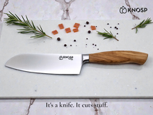 Lade das Bild in den Galerie-Viewer, Knosp Solingen Santoku 16cm - Olive