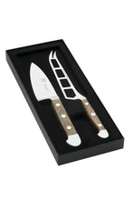 Lade das Bild in den Galerie-Viewer, Güde Alpha Faßeiche - 2 teiliges Käsemesserset