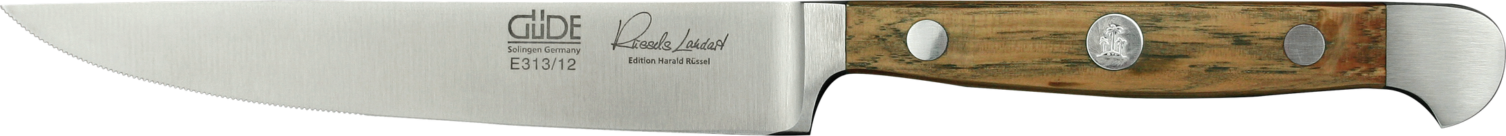 Güde Alpha Faßeiche - Steakmesser mit verzahnter Spitze 12cm