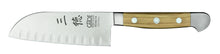 Lade das Bild in den Galerie-Viewer, Güde Alpha Olive - Santoku 14cm (Kullenschliff)