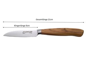 Knosp Solingen Gemüsemesser 9cm - Olive