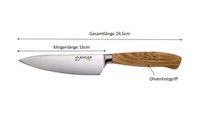 Knosp Solingen Kochmesser 16cm - Olive